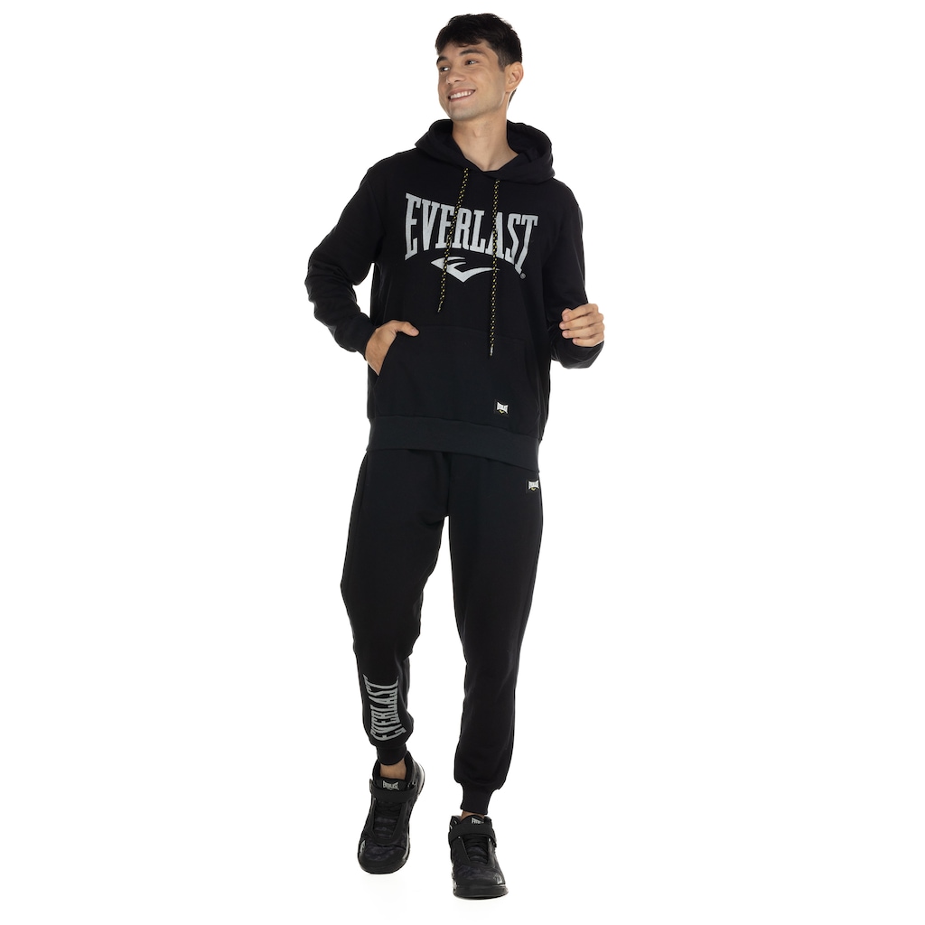 Imagem 3 do produto Blusa de Moletom Everlast Masculina com Capuz Canguru