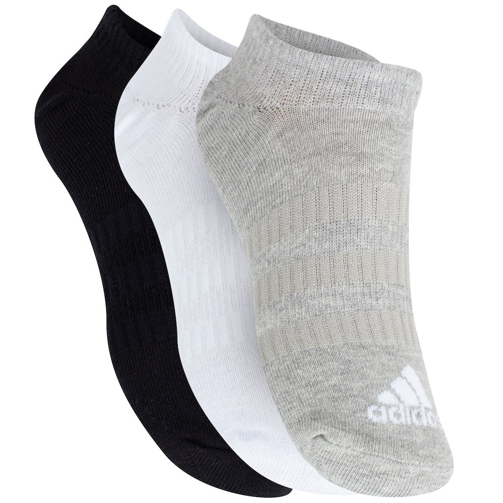 Imagem 3 do produto Kit de Meias adidas Cano Baixo com 3 Pares - Adulto