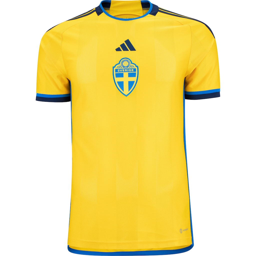 Camisa Seleção da Suécia I 22/23 adidas - Masculina - Foto 1