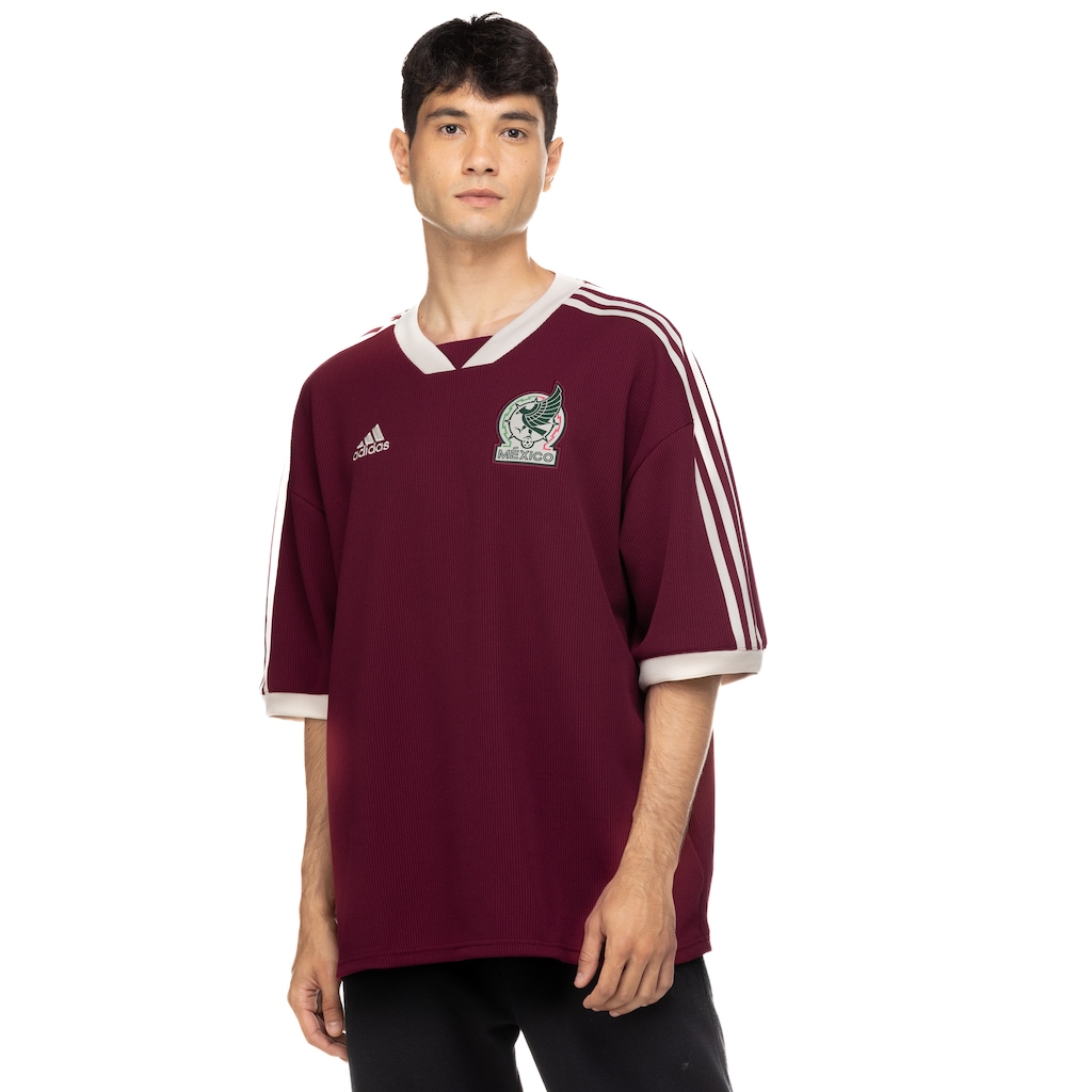 Camisa México 22 Icon 34 adidas - Masculina - Foto 2