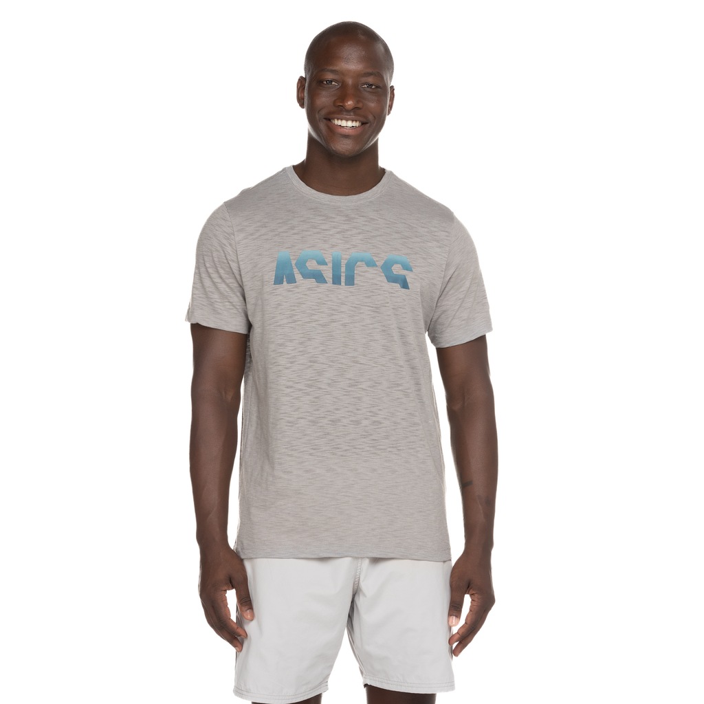 Camiseta ASICS Manga Curta Lic Logo Degradê - Masculina - Foto 2