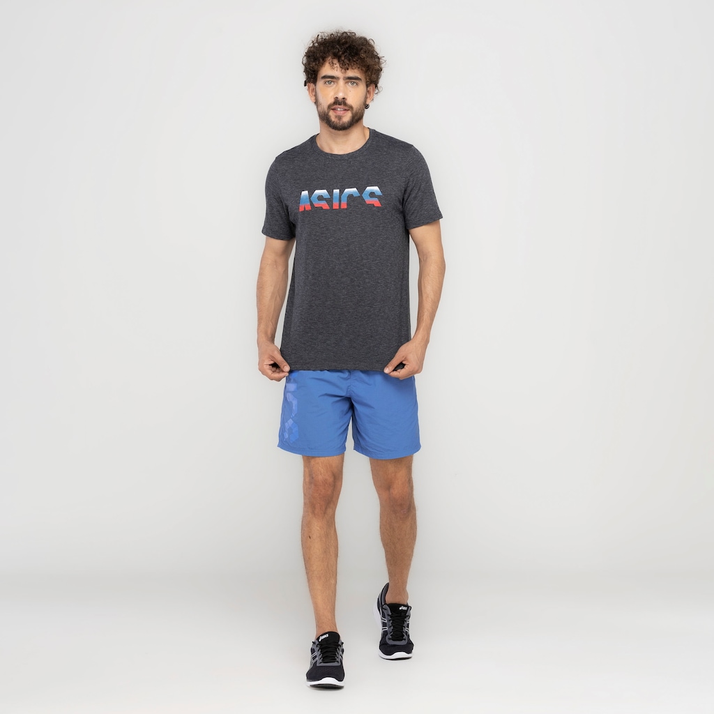 Imagem 4 do produto Camiseta ASICS Manga Curta Lic Logo Degradê - Masculina