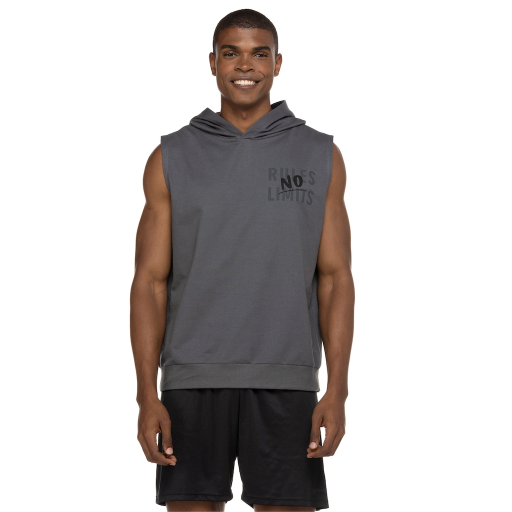 Camiseta Regata Moletinho Masculina Oxer com Capuz - Foto 2