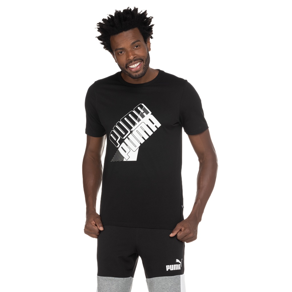 Imagem 1 do produto Camiseta Puma Manga Curta Power Logo Tee - Masculina