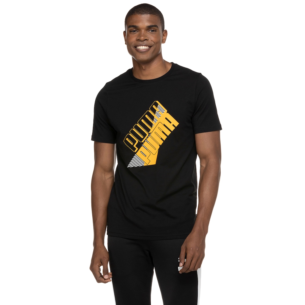 Camiseta Puma Manga Curta Power Logo Tee - Masculina - Foto 2