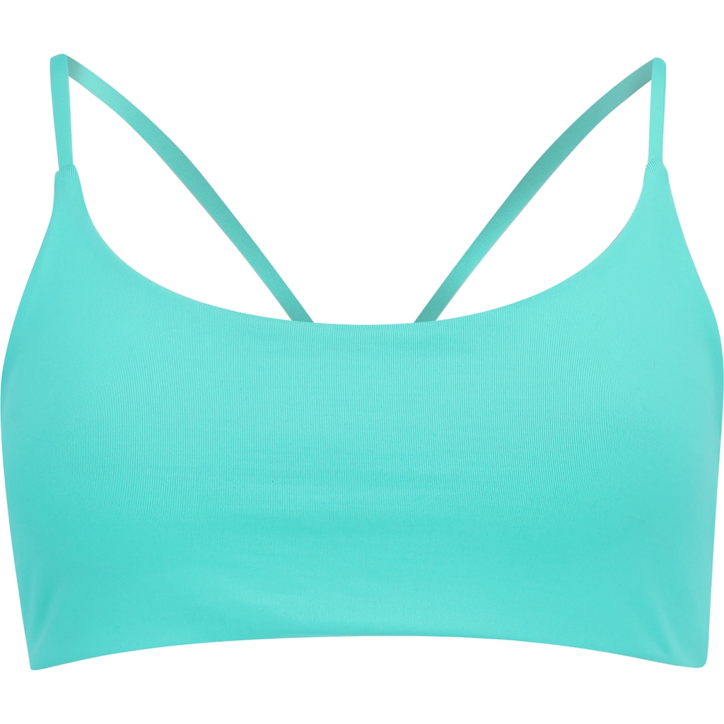 Top Fitness Oxer sem Bojo Baixa Sustentação Reversível Estampado - Adulto - Foto 1
