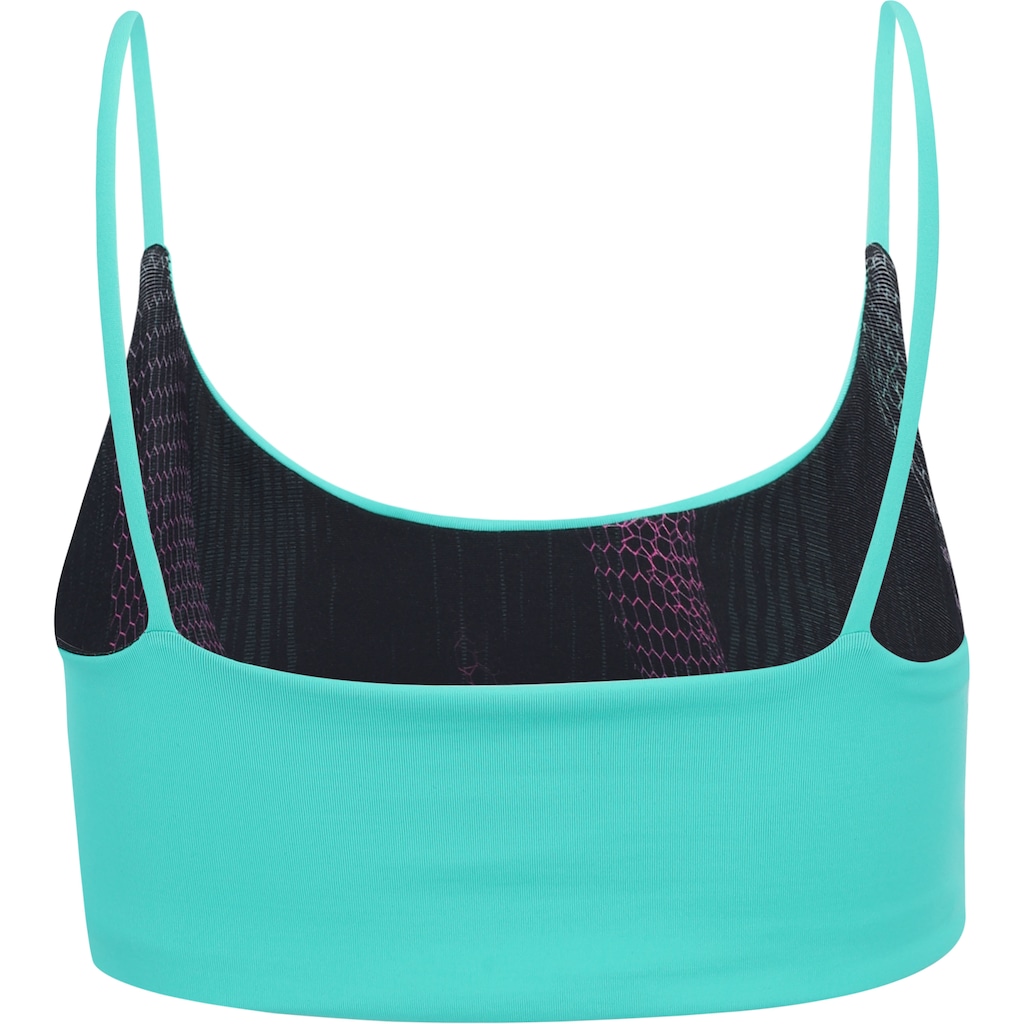 Imagem 2 do produto Top Fitness Oxer sem Bojo Baixa Sustentação Reversível Estampado - Adulto
