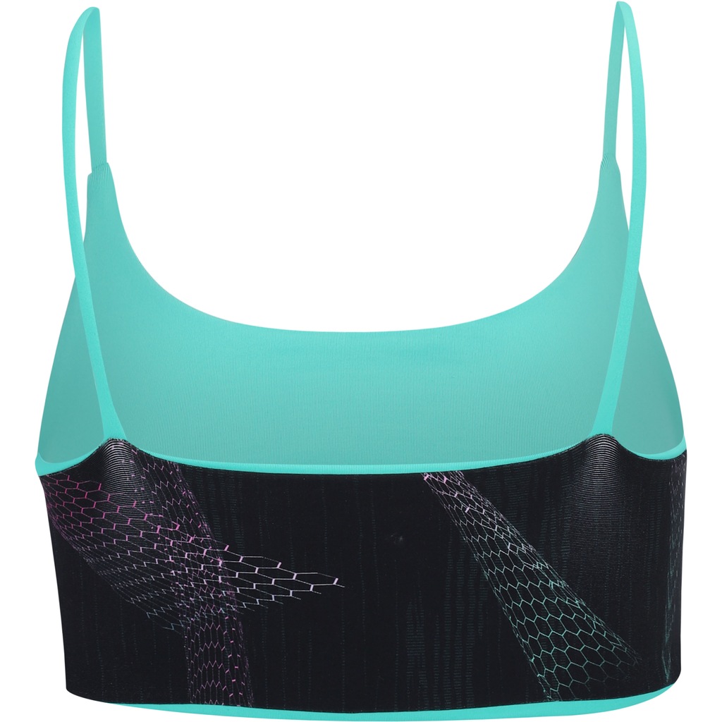 Imagem 4 do produto Top Fitness Oxer sem Bojo Baixa Sustentação Reversível Estampado - Adulto