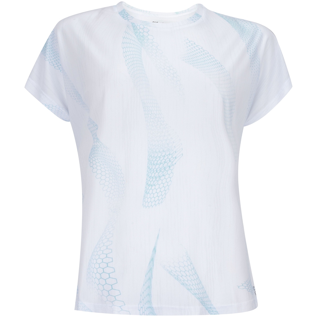 Camiseta Oxer Manga Curta Estampada - Feminina - Foto 1