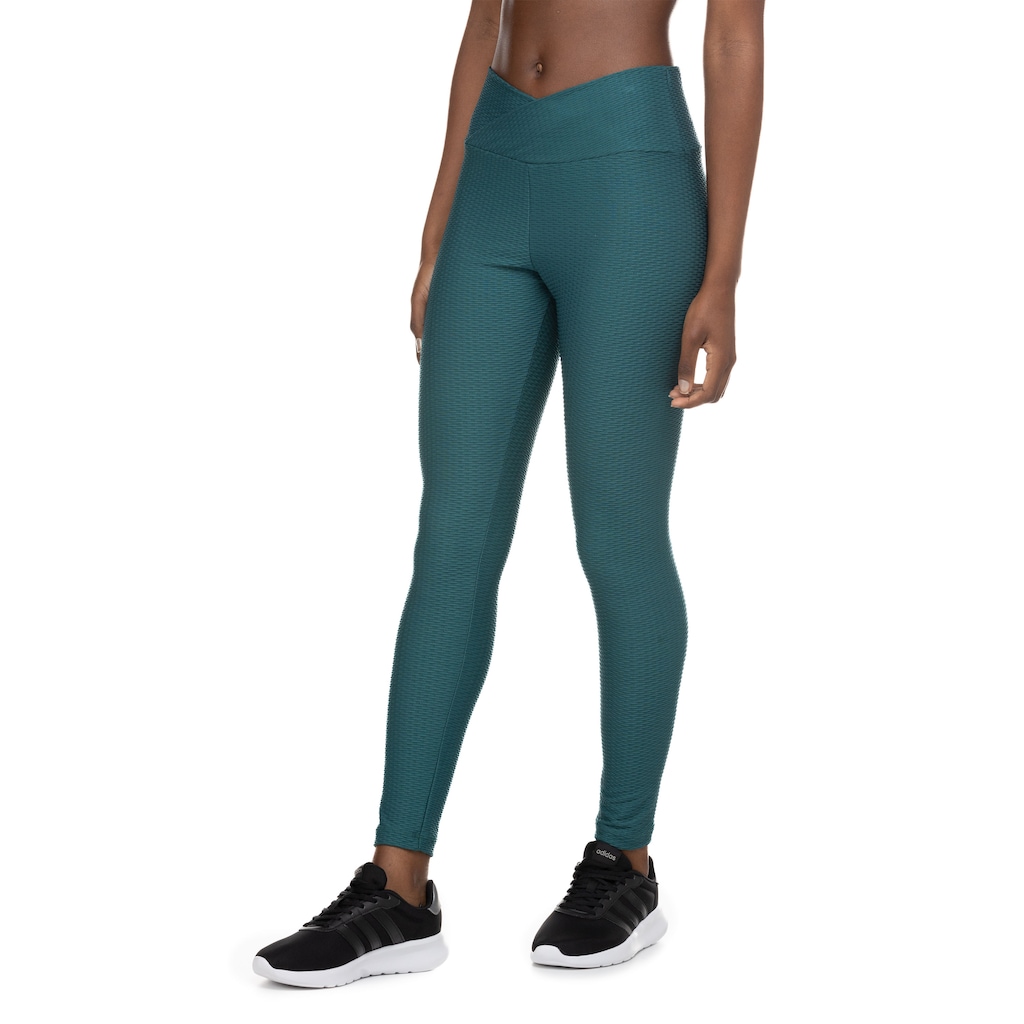 Calça Legging Feminina Oxer Cós Cruzado Plage - Foto 1