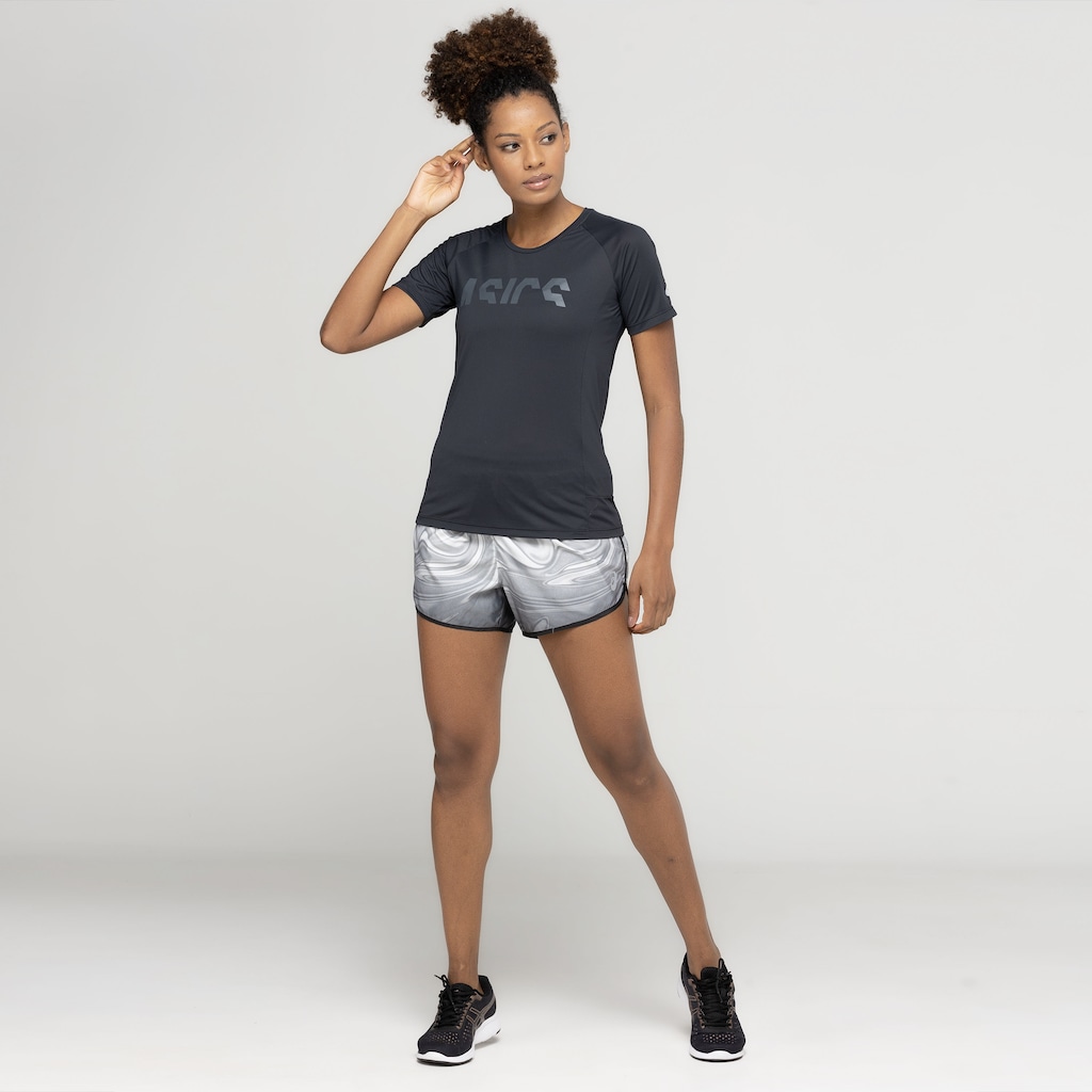 Imagem 3 do produto Camiseta Feminina ASICS Manga Curta Recorte Respirável