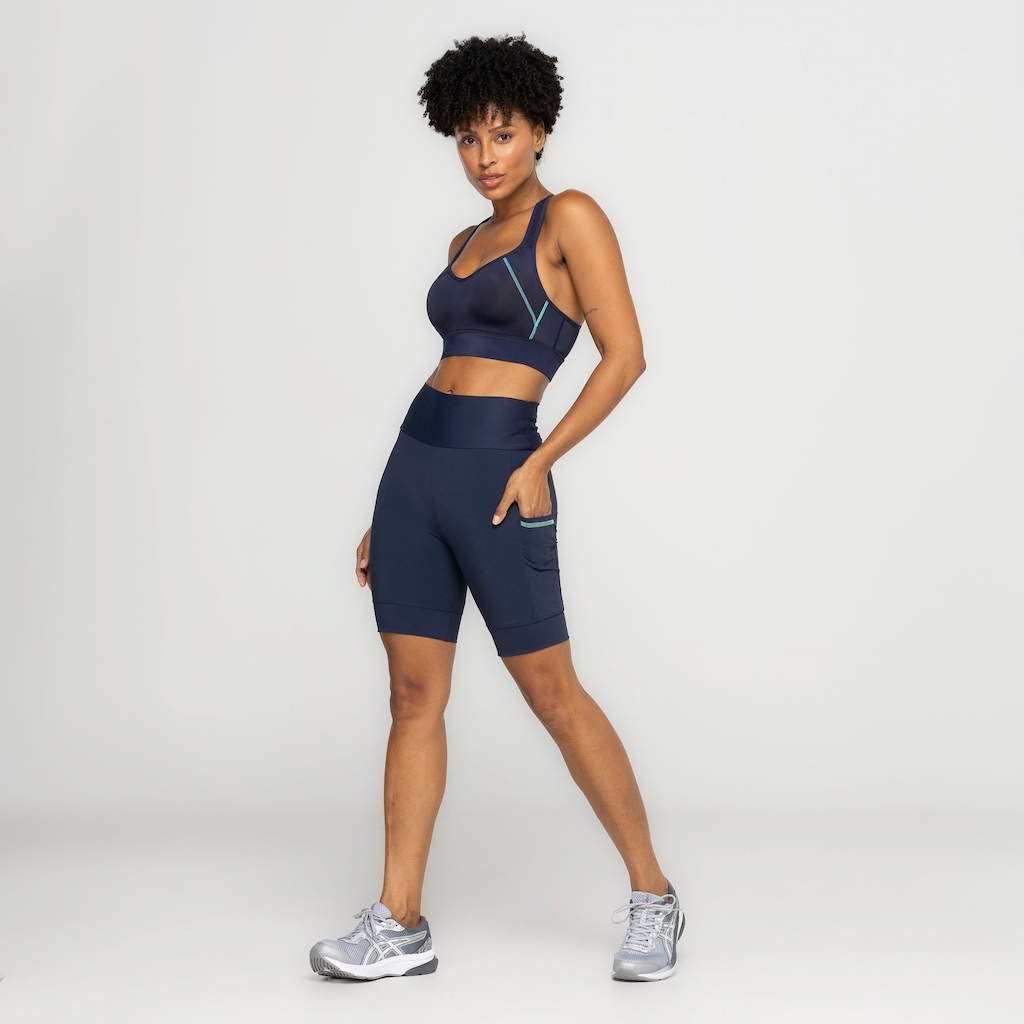 Top Fitness com Bojo Fixo Oxer Alta Sustentação New - Adulto - Foto 5