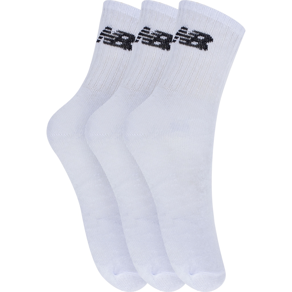 Kit de Meias New Balance Cano Alto - 3 Pares - Adulto - Foto 1