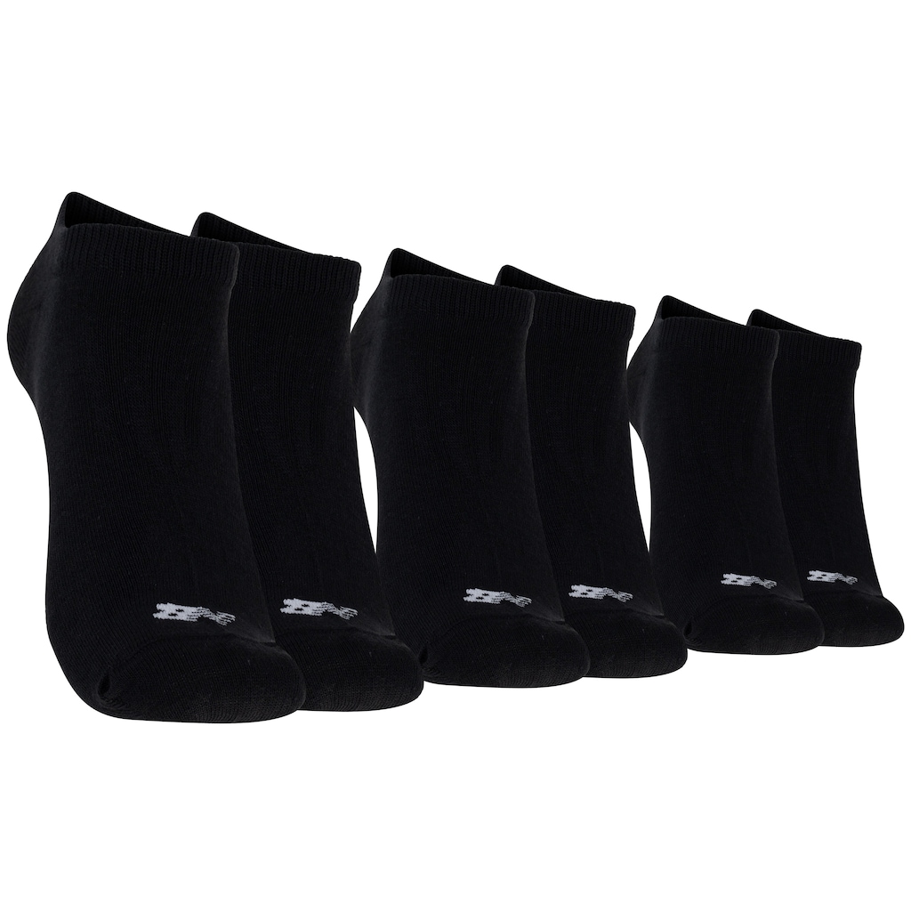 Kit de Meias New Balance Cano Invisível - 3 Pares - Adulto