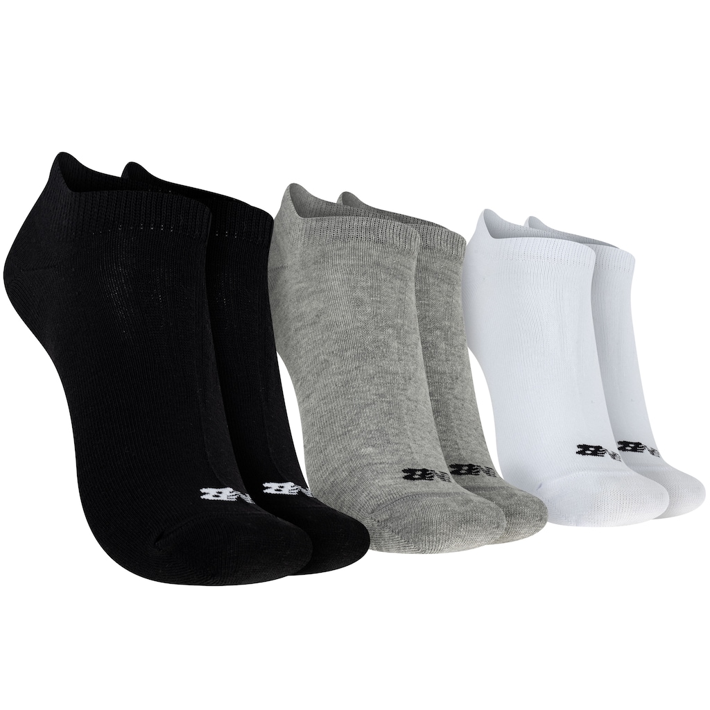 Kit de Meias New Balance Cano Invisível - 3 Pares - Adulto