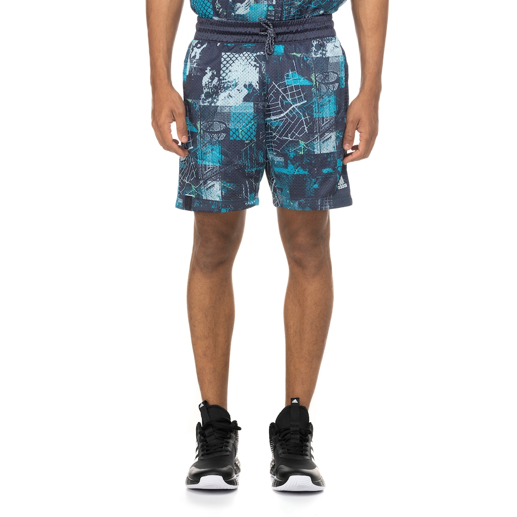 Short adidas Masculino Basquete Dame Dolla Reversível - Foto 1