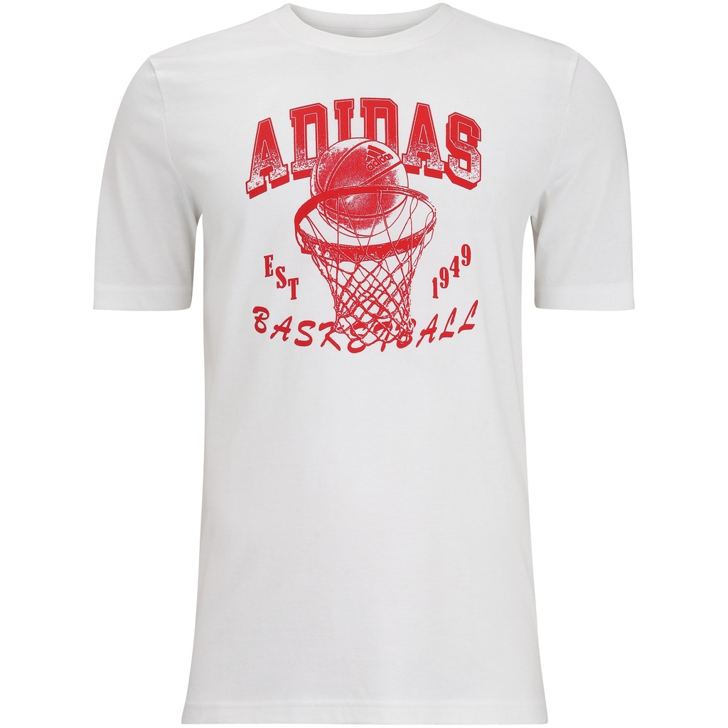Camiseta adidas Manga Curta Basquete Aworld Hoops - Masculina - Foto 1