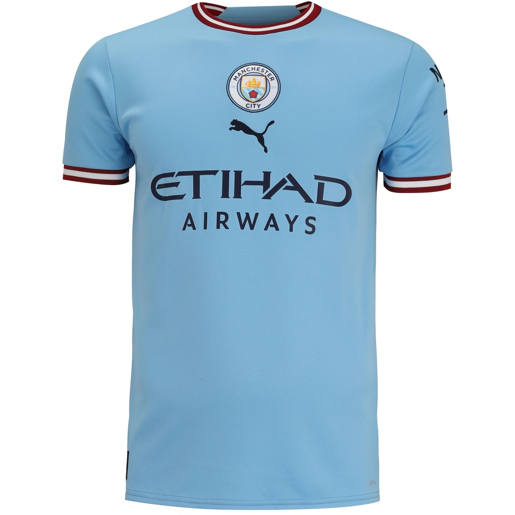Camisa Manchester City I 22/23 Torcedor Puma - Masculina - Foto 1