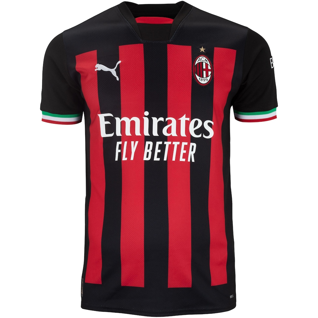 Camisa AC Milan I 22/23 Réplica Puma - Masculina - Foto 2
