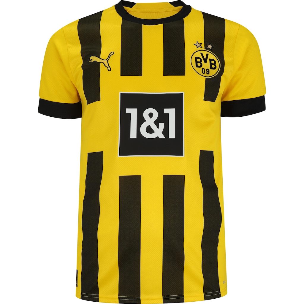Camisa Borussia Dortmund I 22/23 Torcedor Puma - Masculina - Foto 1