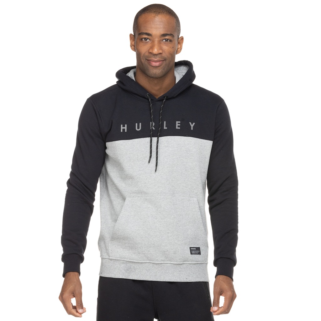 Blusa de Moletom Hurley Masculina Fechada com Capuz Type - Foto 2