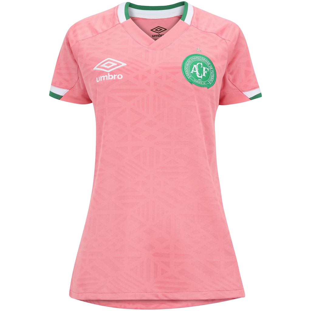 Camisa da Chapecoense 22 Outubro Rosa Umbro - Feminina
