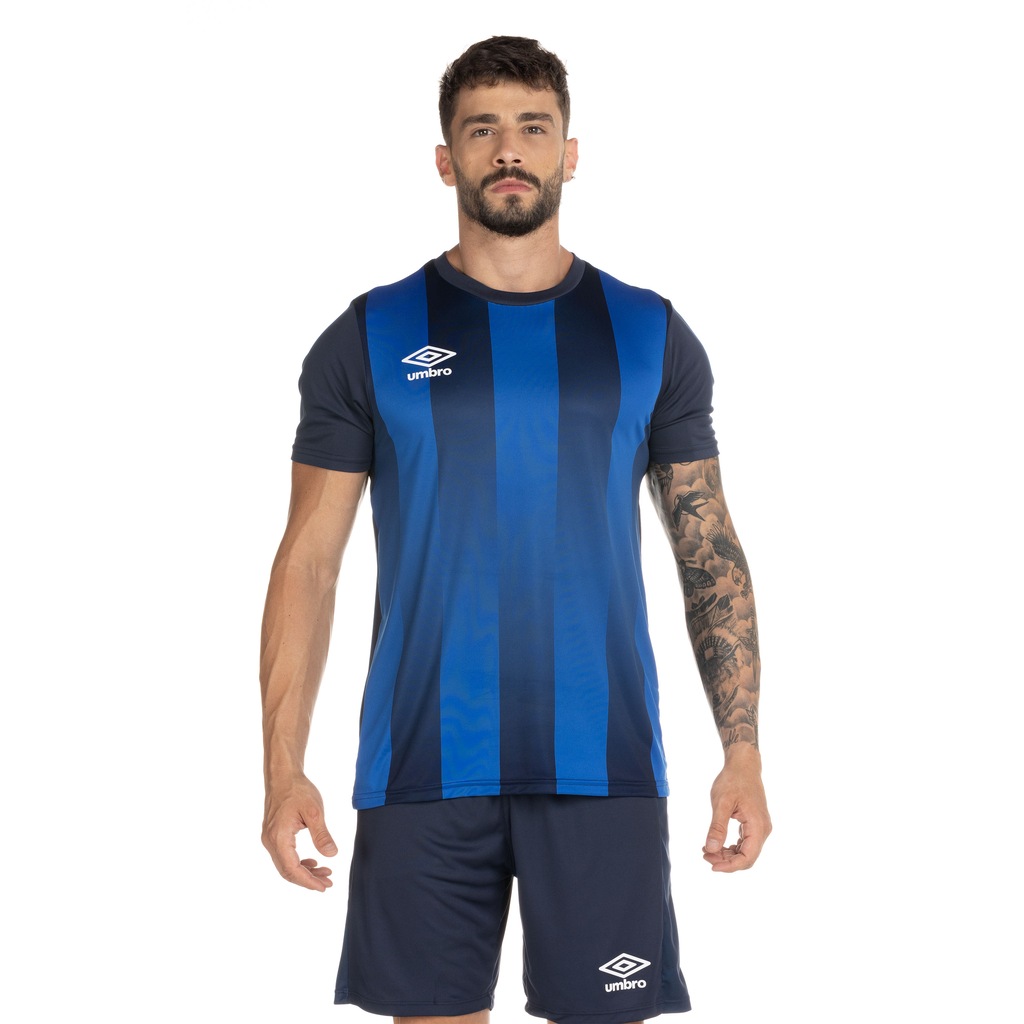 Camisa Umbro Manga Curta Gridlines - Masculina - Foto 1