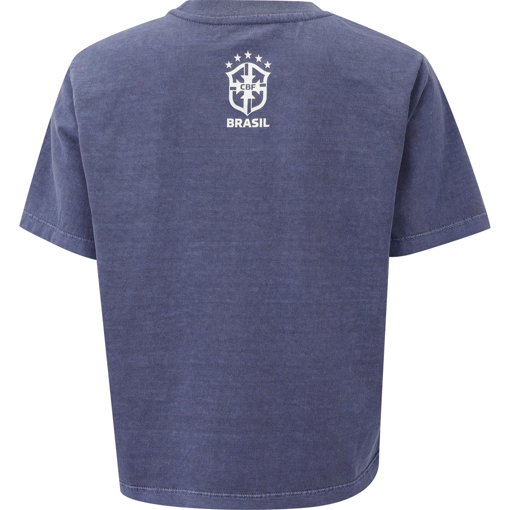 Imagem 2 do produto Camiseta do Brasil CBF Cropped Manga Curta Casual - Feminina