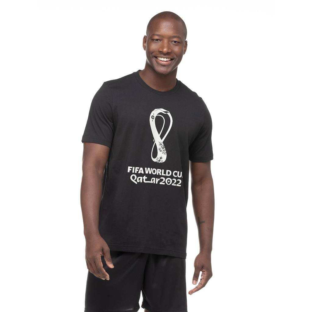 Camiseta World Cup 22 Manga Curta Oficial Evento adidas - Masculina - Foto 2