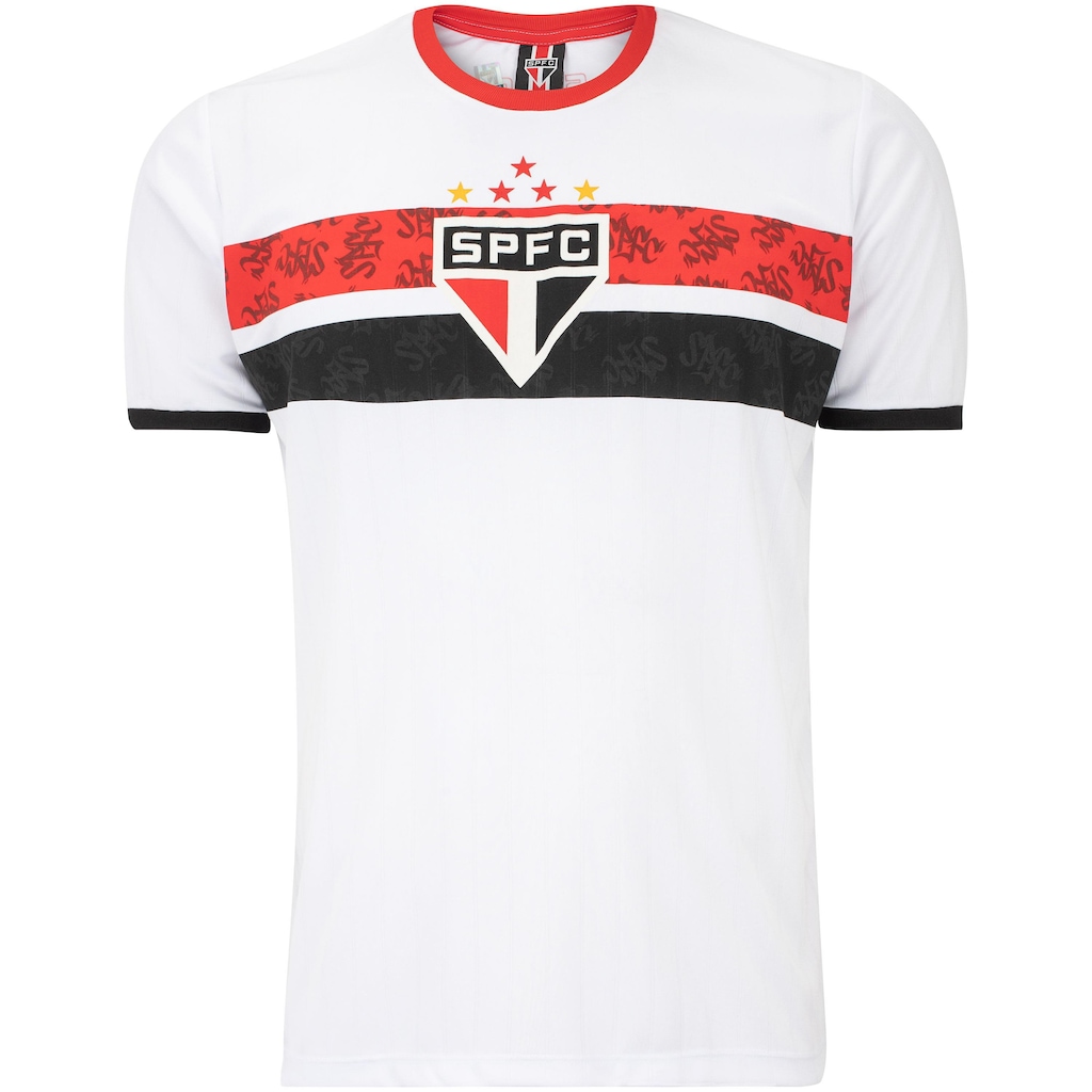 Camiseta do São Paulo 22 Masculina Braziline Stencil