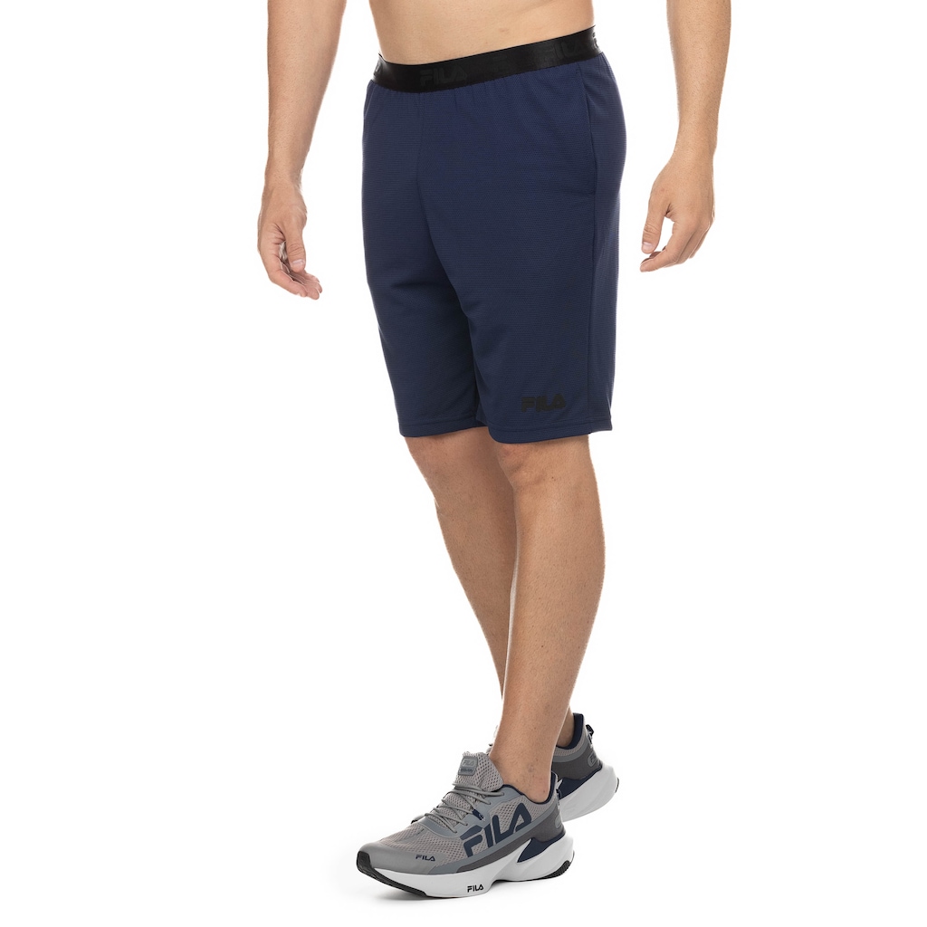 Bermuda Masculina Fila Trace Elastic - 9 - Foto 1