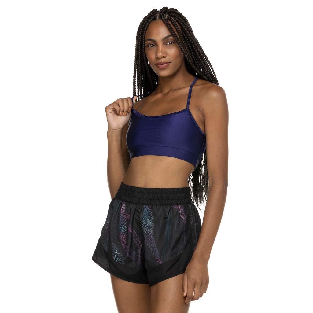 Imagem 3 do produto Top Fitness sem Bojo Oxer Baixa Sustentação com Proteção UV Recorte Costas- Adulto