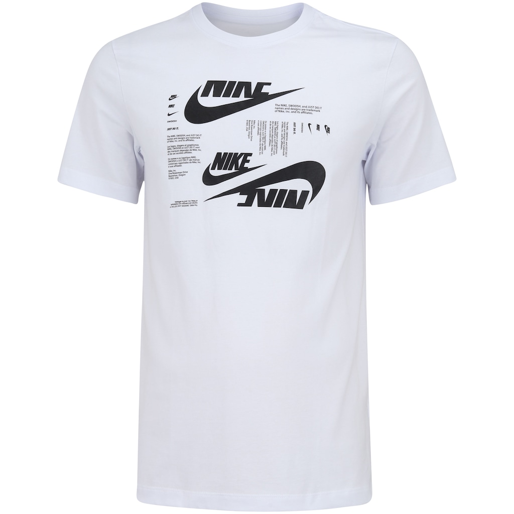 Camiseta Nike Manga Curta Sportwear Club Ssnl - Masculina - Foto 1