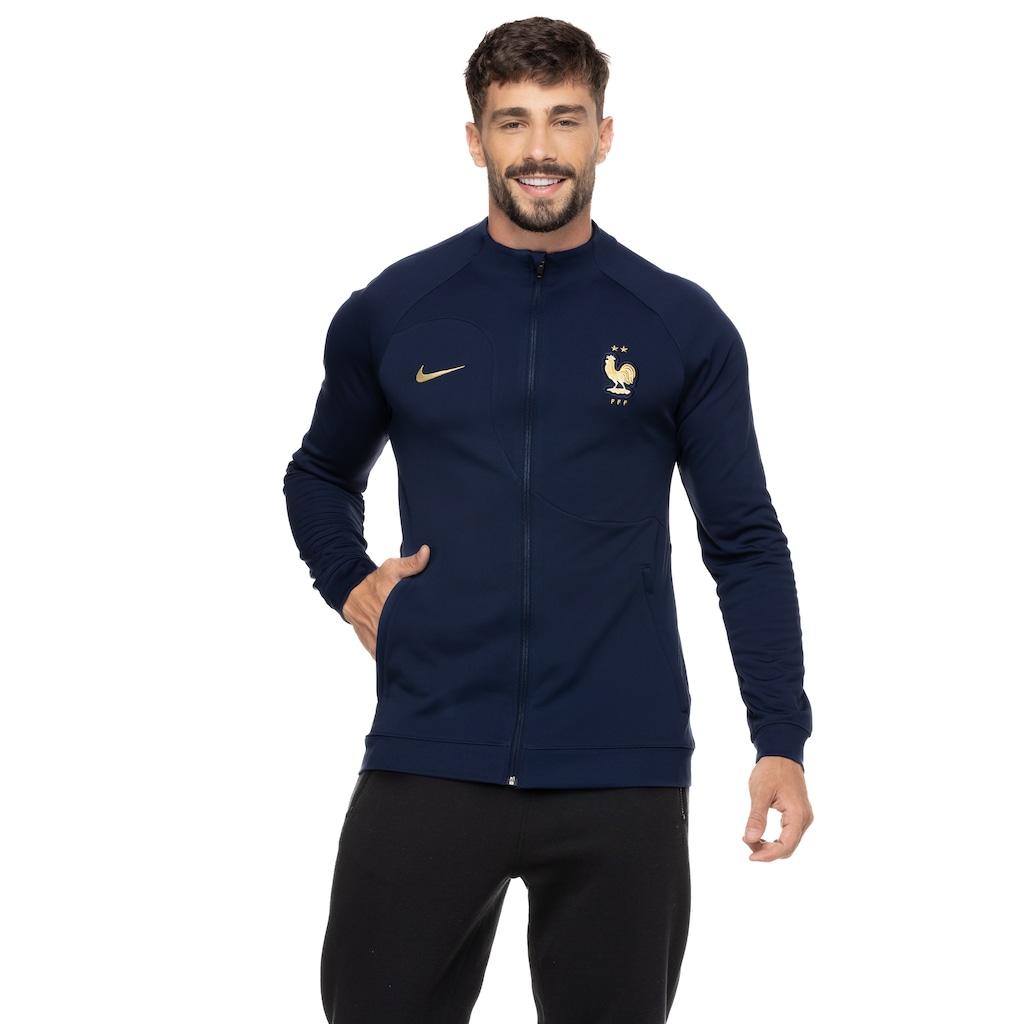 Jaqueta Seleção da França Nike sem Capuz Acdpr Anthm K - Masculina - Foto 2