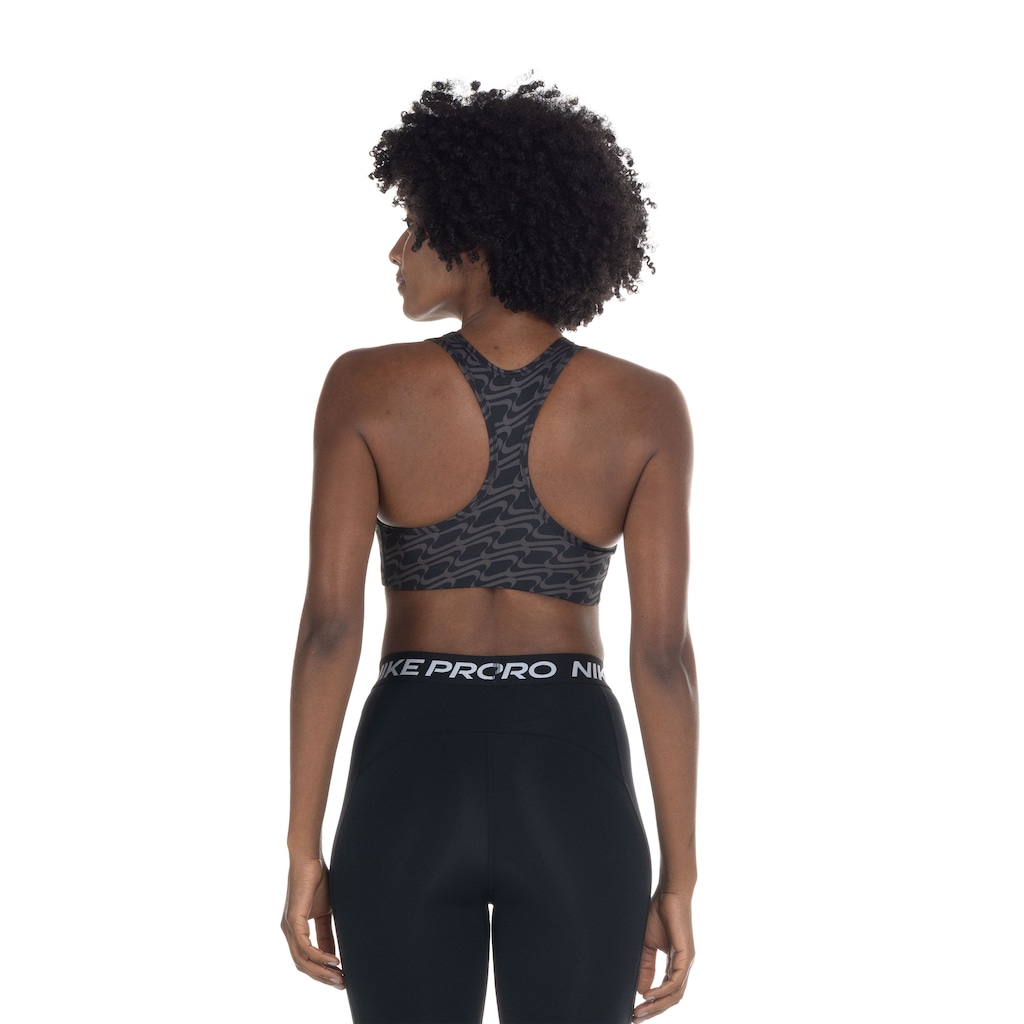 Imagem 2 do produto Top Fitness Nike sem Bojo Dri-Fit Swosh IC AOP GX BRA - Adulto