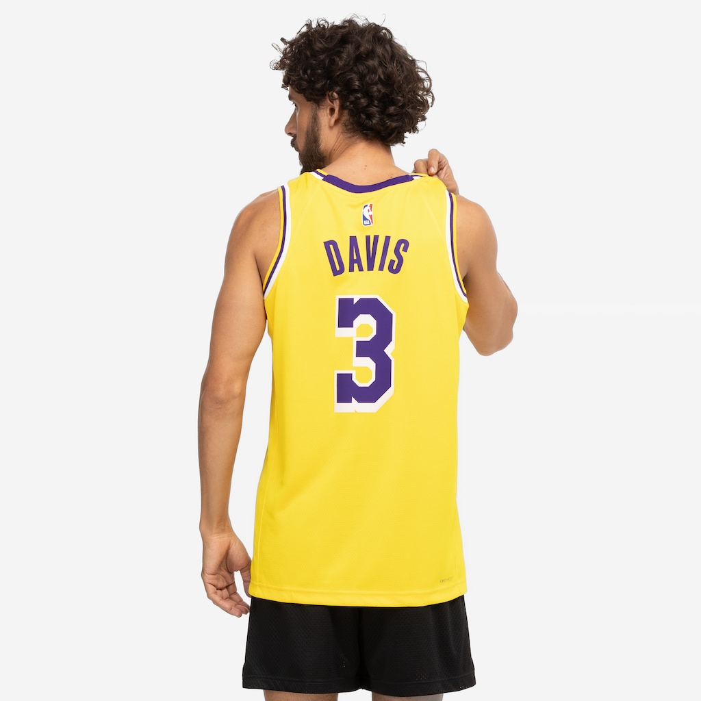 Imagem 2 do produto Camiseta Regata Los Angeles Lakers Nike Dri-Fit NBA MNK SWGMN JSY