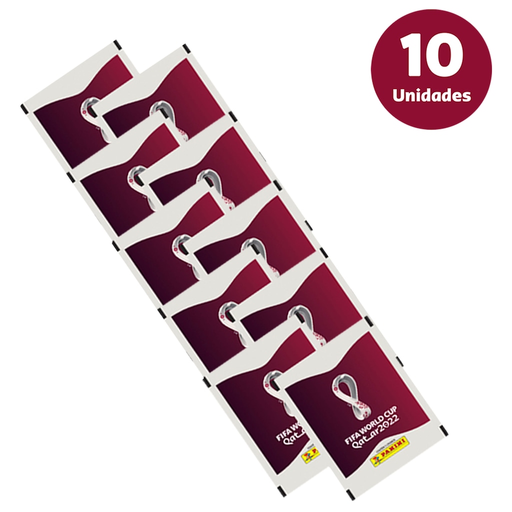Blister Panini Cartela com 10 Envelopes de Figurinhas - Foto 1