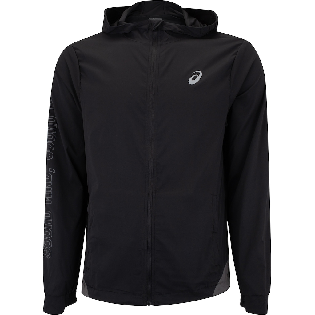 Jaqueta Masculina ASICS com Capuz Icon Packable