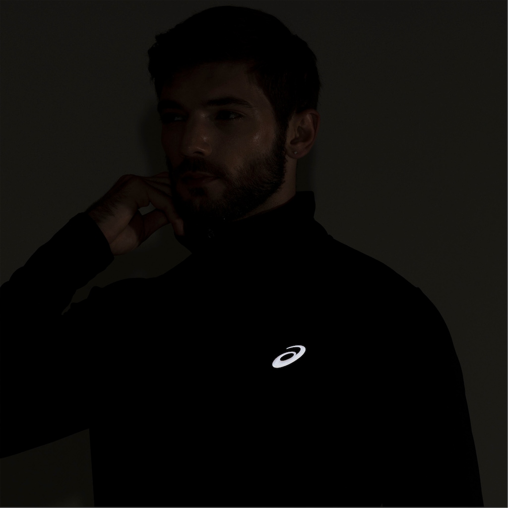 Imagem 5 do produto Blusão Masculino ASICS Meio Zíper Textura
