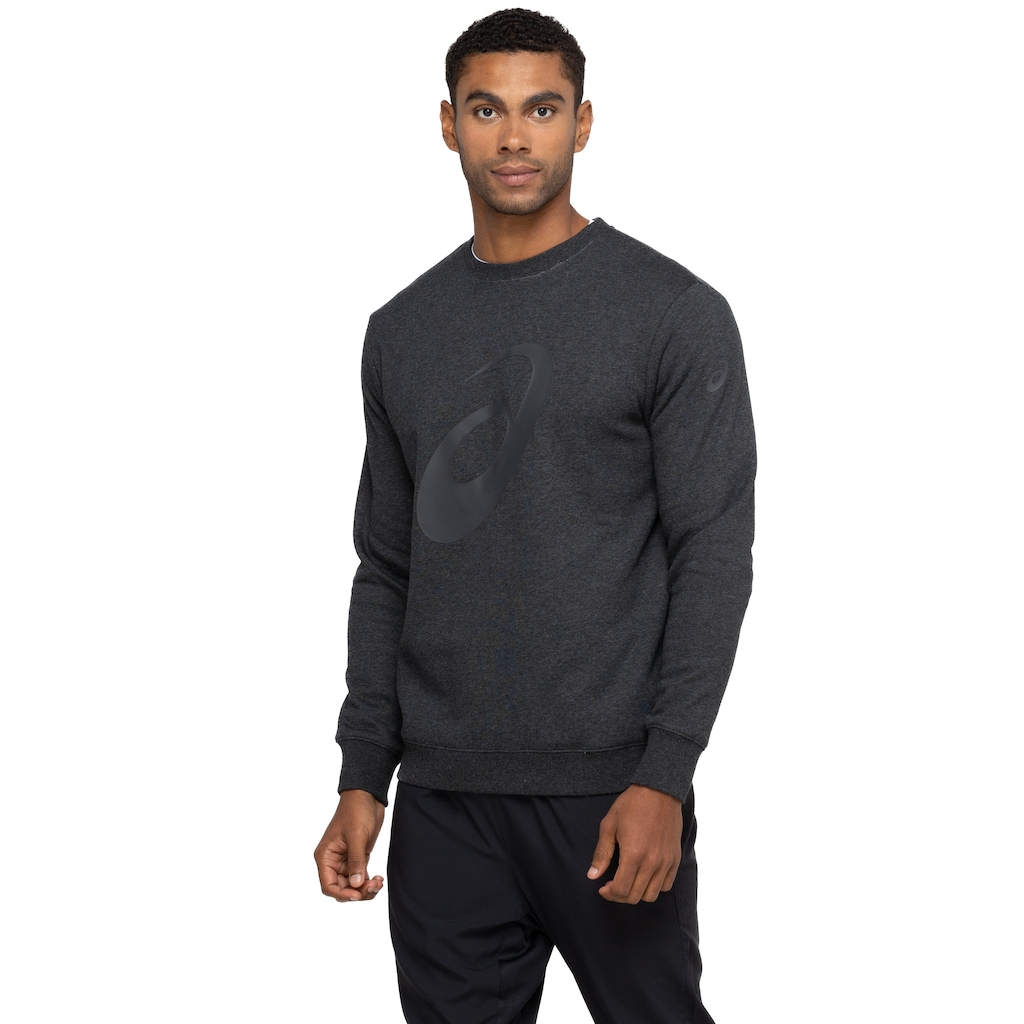 Blusa de Moletom Masculina ASICS Careca Espiral - Foto 2