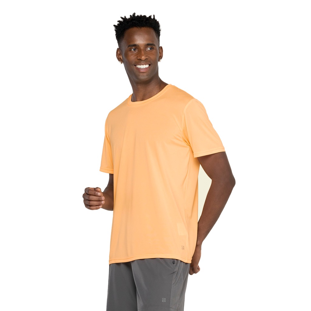 Camiseta Masculina Oxer Manga Curta Mescla Bs - Foto 2