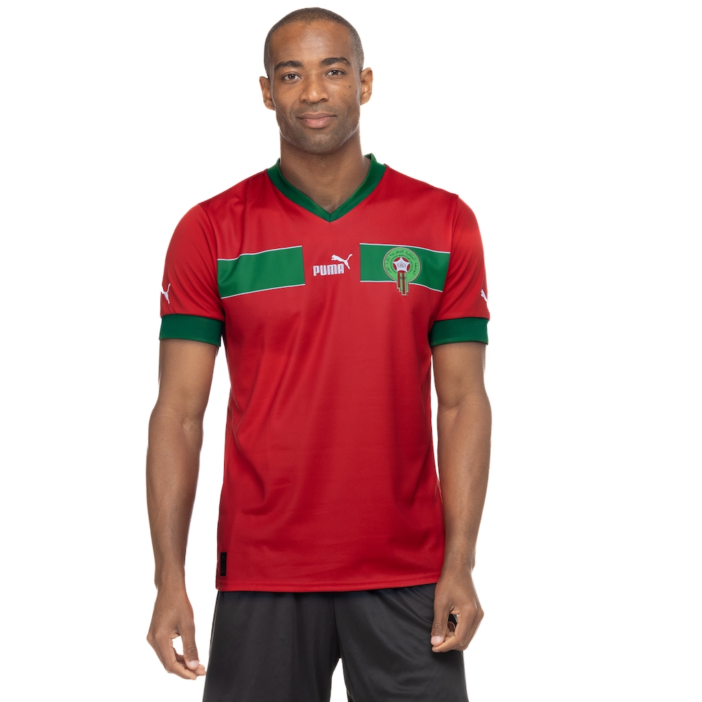 Camisa Seleção do Marrocos I 22 Torcedor Puma - Masculina - Foto 2