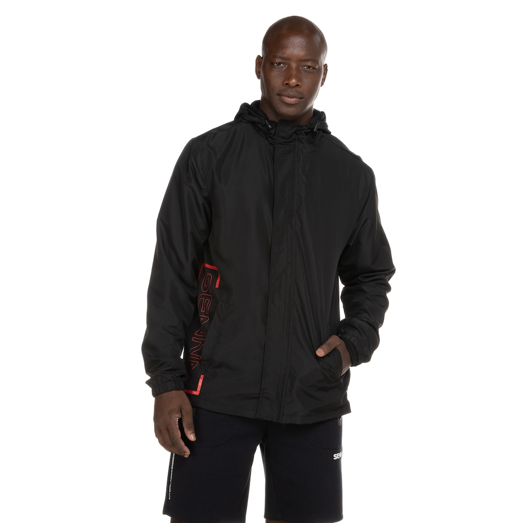 Jaqueta Corta-Vento Masculina com Capuz SENNA - Foto 2