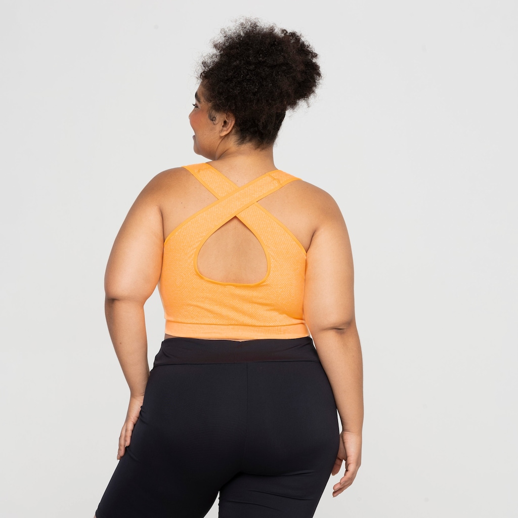 Imagem 4 do produto Top Fitness sem Bojo Oxer Baixa Sustentação Seamless Alça Cruzada - Adulto