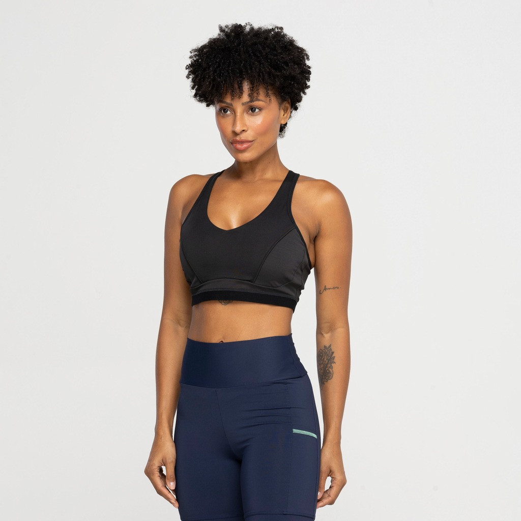 Imagem 5 do produto Top Fitness com Bojo Removível Oxer Alta Sustentação Run - Adulto