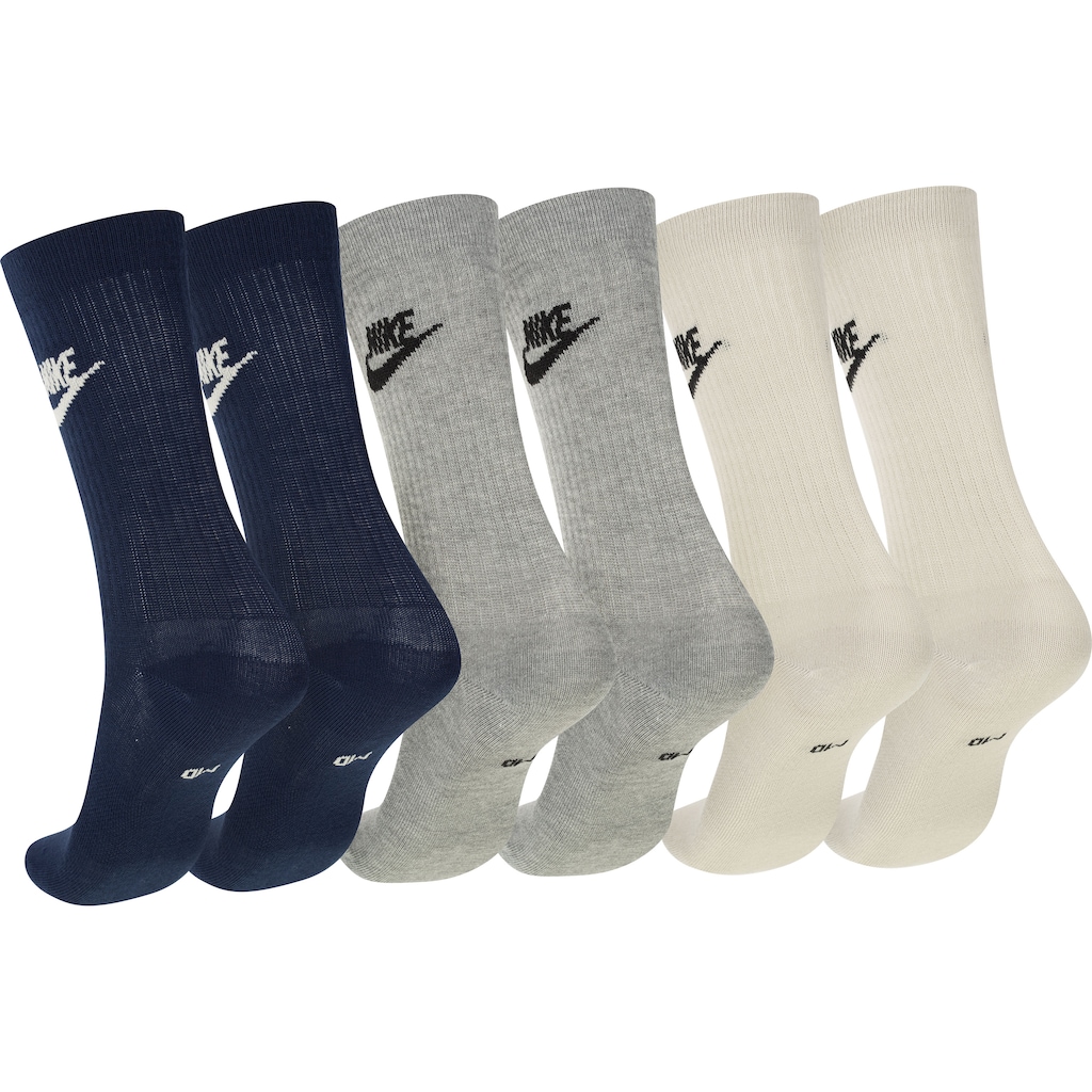 Imagem 2 do produto Kit de Meias Nike Sportswear Everyday Essential Crew Unissex