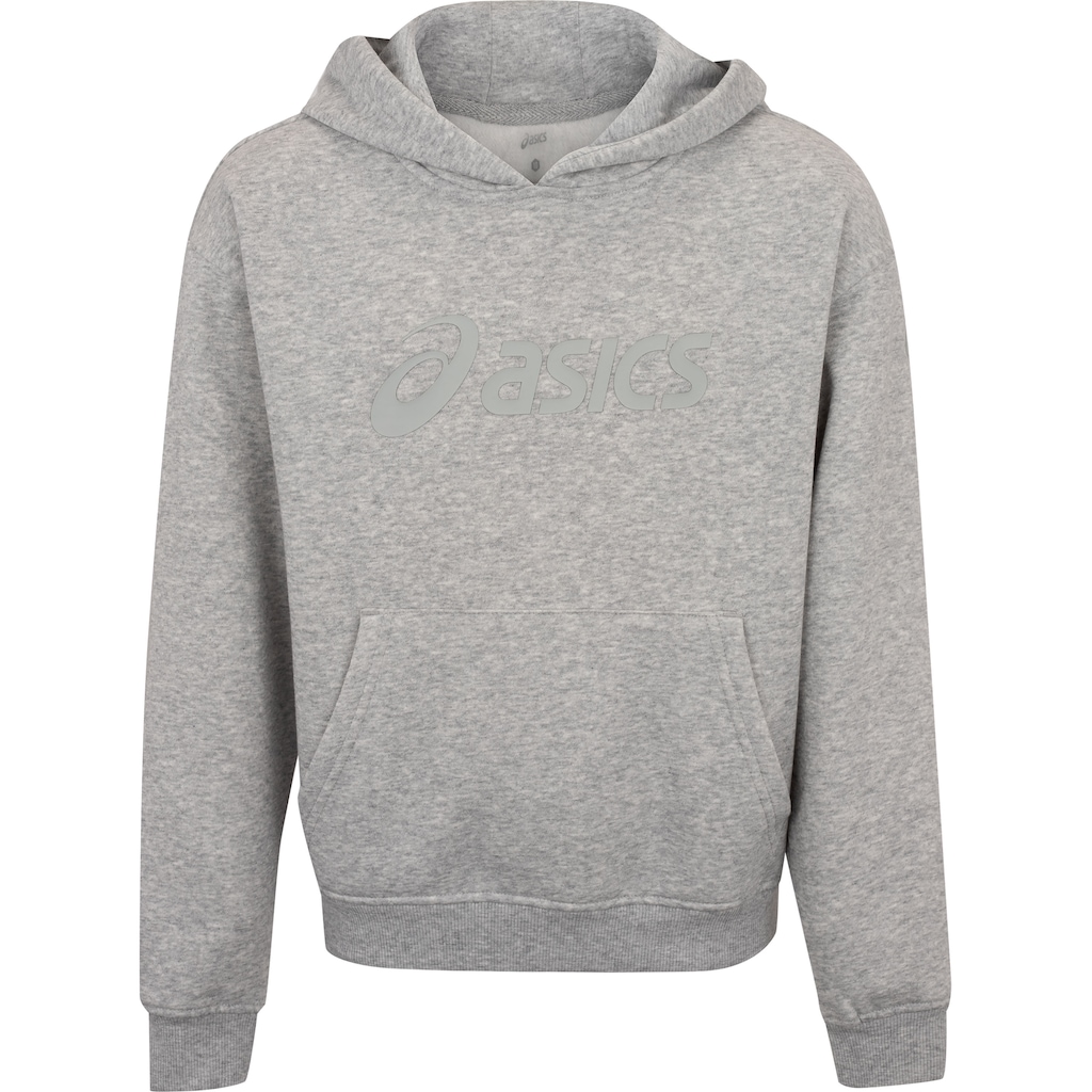 Blusa de Moletom Infantil ASICS com Capuz Canguru