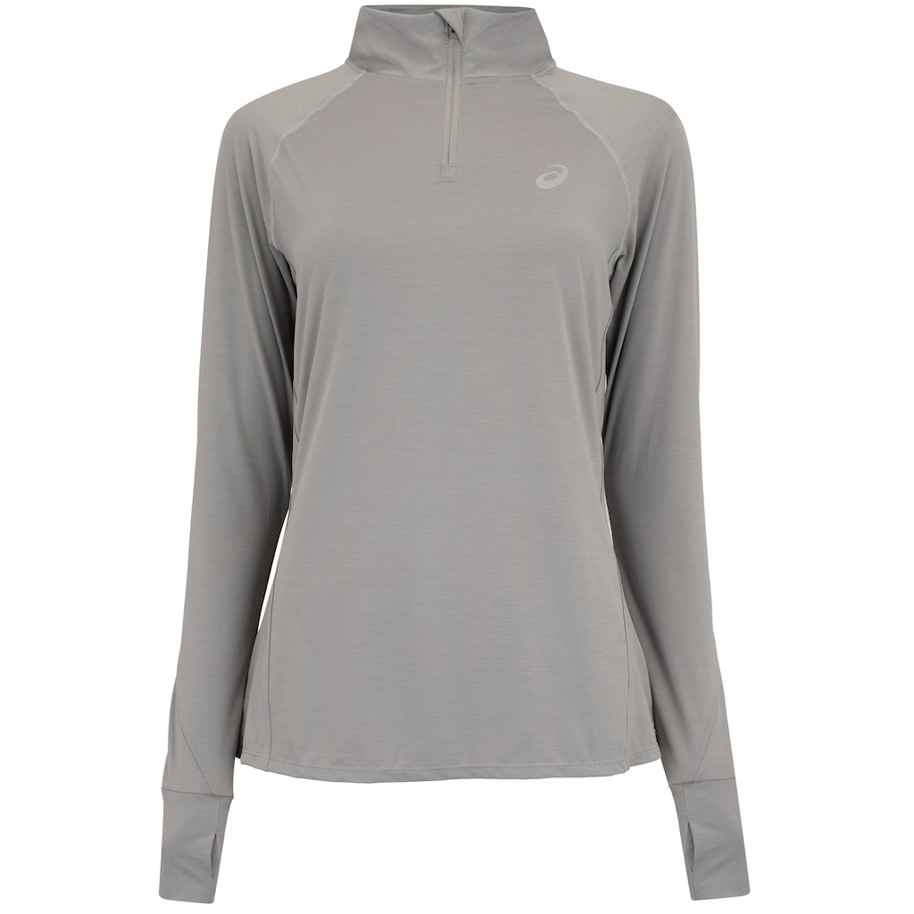 Camiseta Feminina ASICS Manga Longa com Zíper