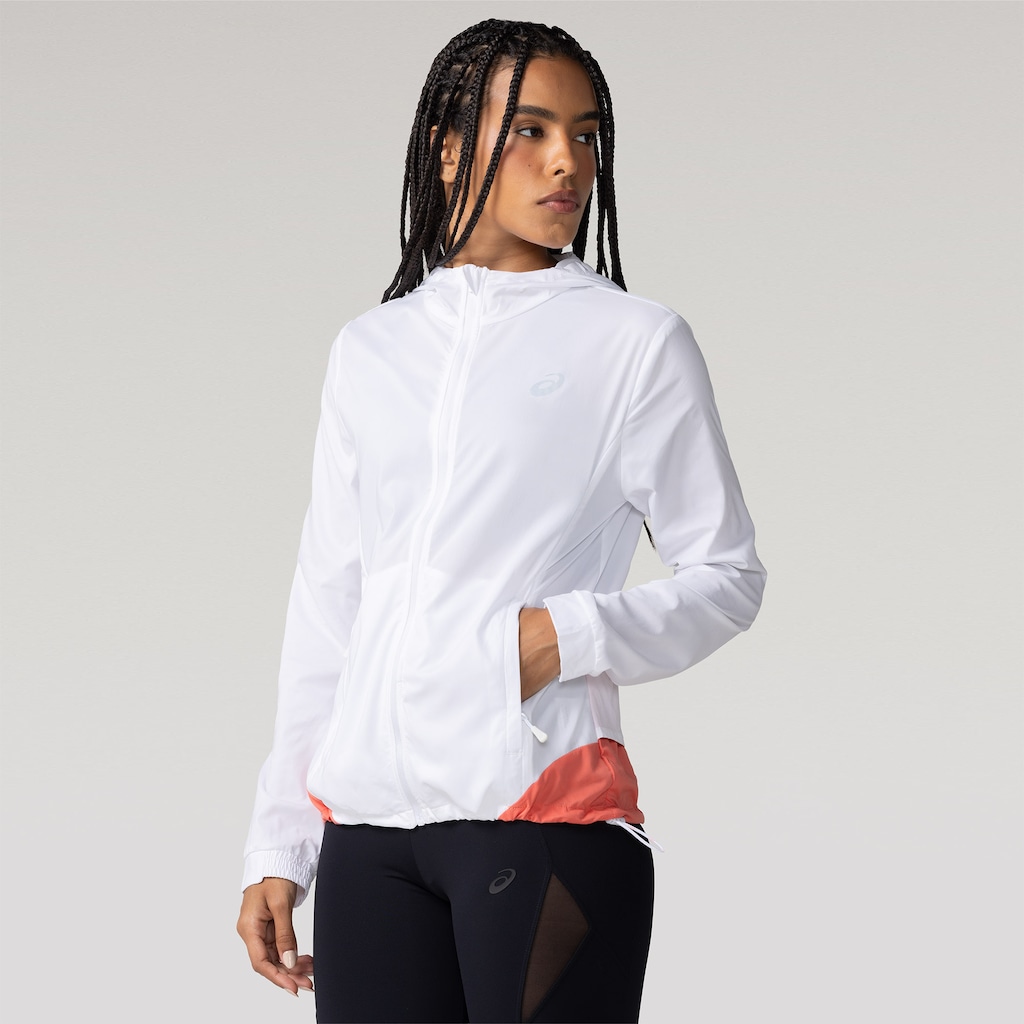 Jaqueta ASICS com Capuz Icon Packable - Feminina