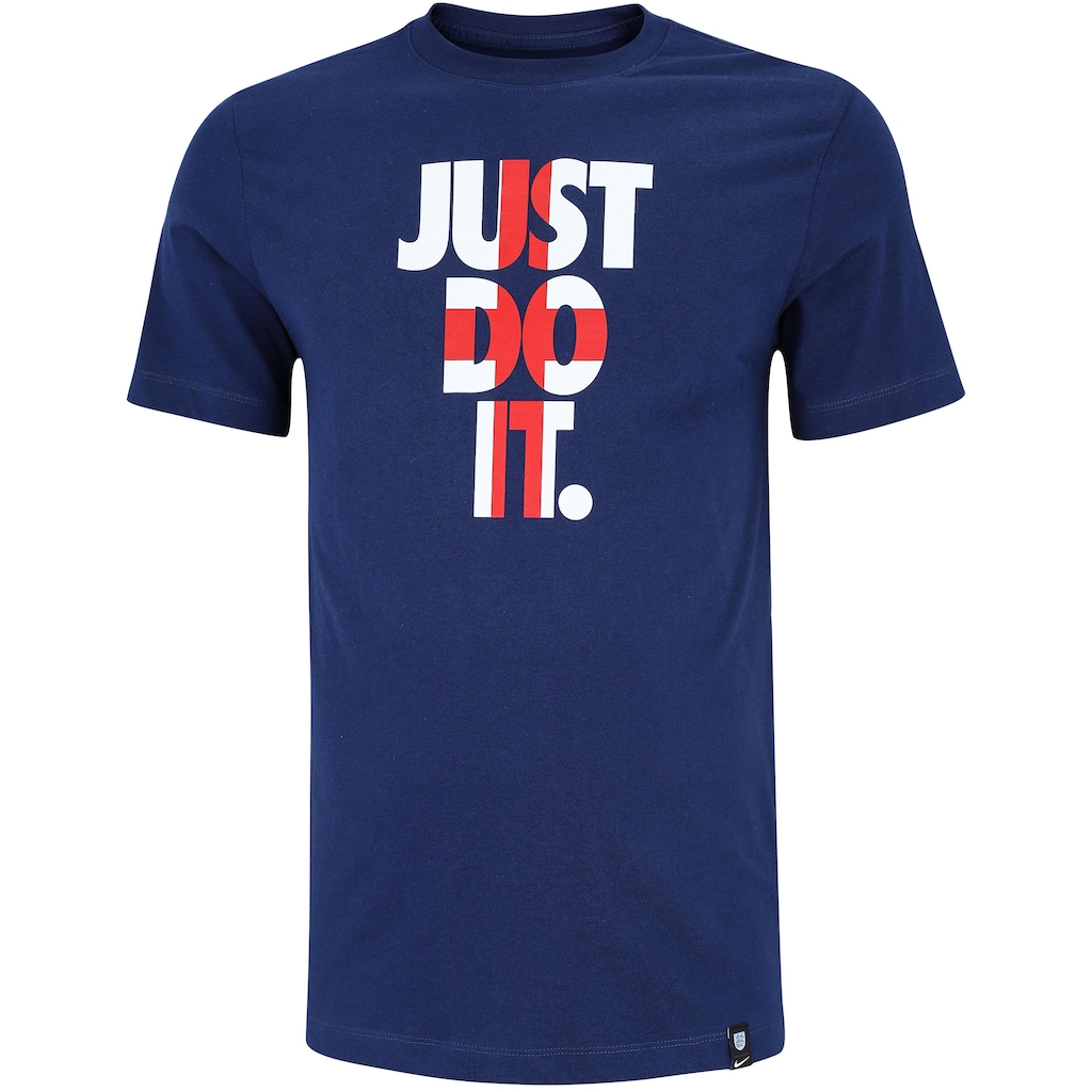 Camiseta Nike Inglaterra Manga Curta Just Do It Tee - Masculina - Foto 1